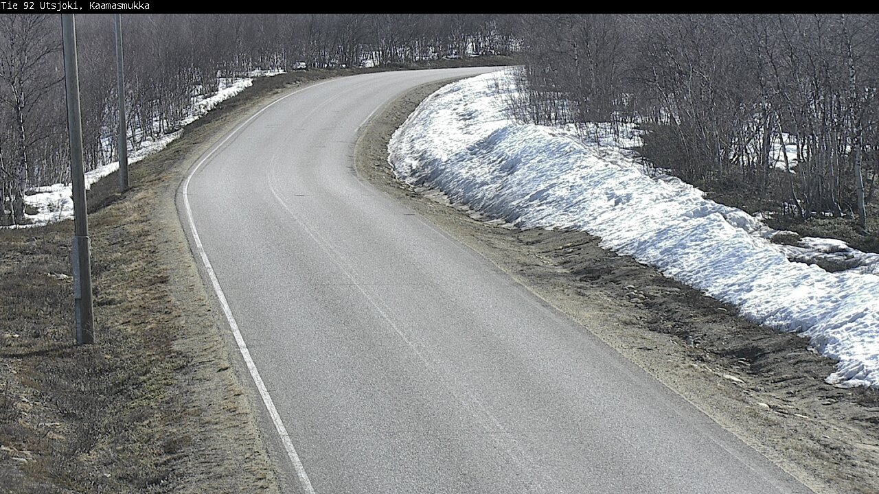 Weather Camera Image Väg 92 Utsjoki, Kaamasmukka, Utsjoki, Lappi