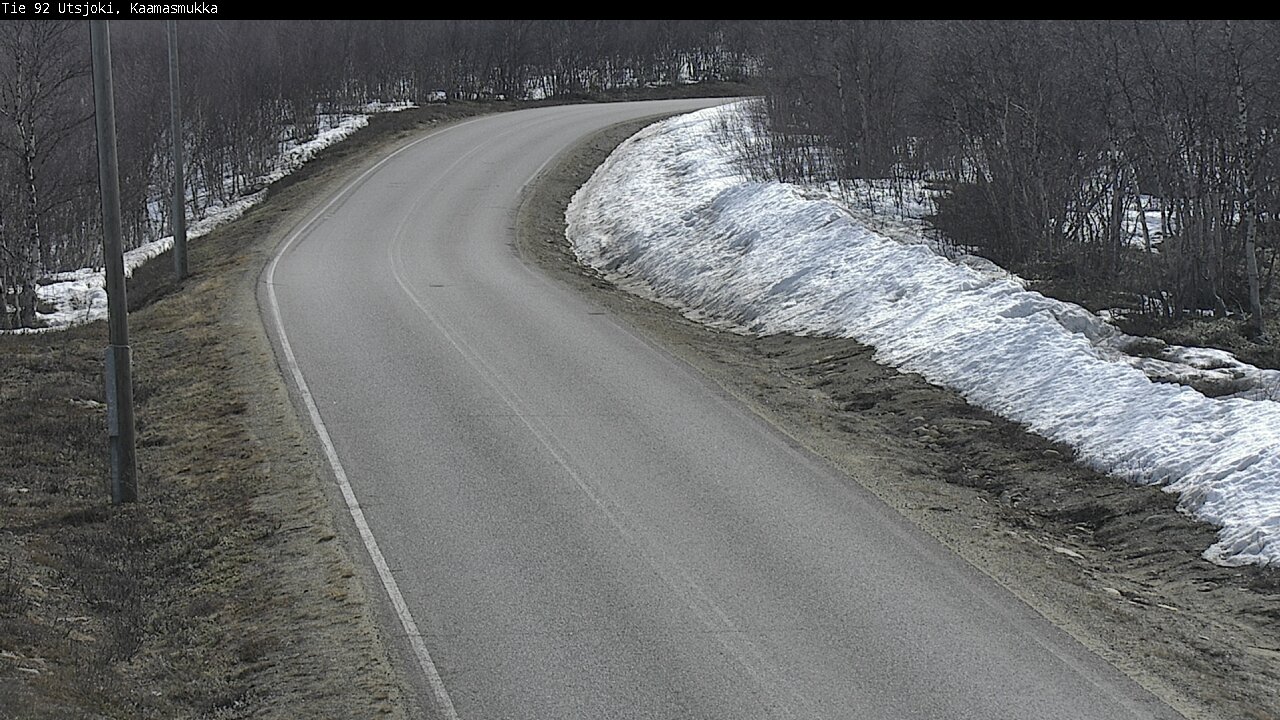 Weather Camera Image Väg 92 Utsjoki, Kaamasmukka, Utsjoki, Lappi