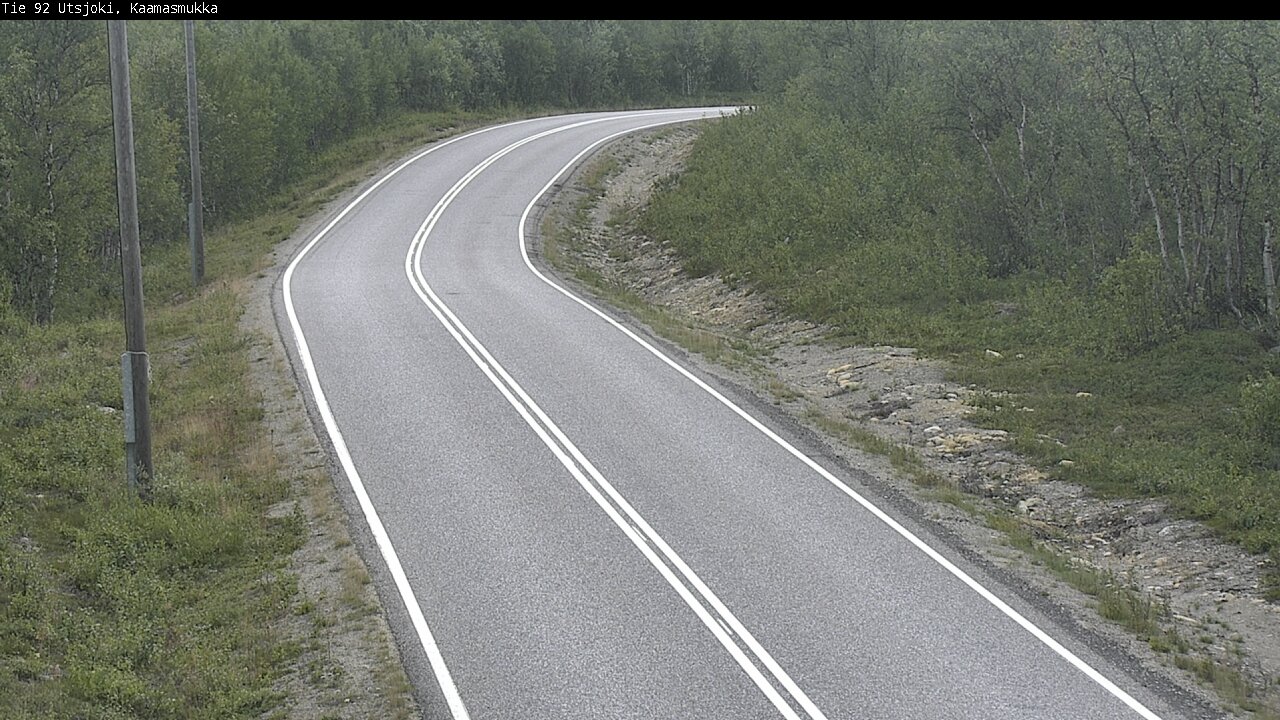 Weather Camera Image Road 92 Utsjoki, Kaamasmukka, Utsjoki, Lappi