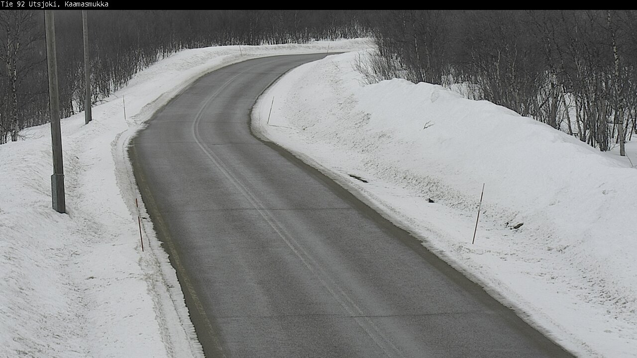 Weather Camera Image Väg 92 Utsjoki, Kaamasmukka, Utsjoki, Lappi