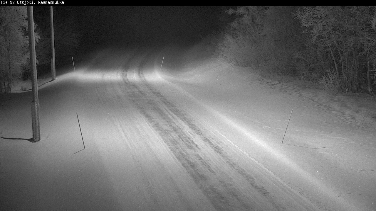 Kelikamerat Kuva Tie 92 Utsjoki, Kaamasmukka, Utsjoki, Lappi