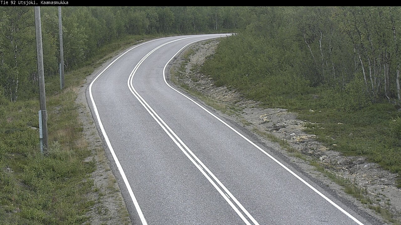 Weather Camera Image Road 92 Utsjoki, Kaamasmukka, Utsjoki, Lappi