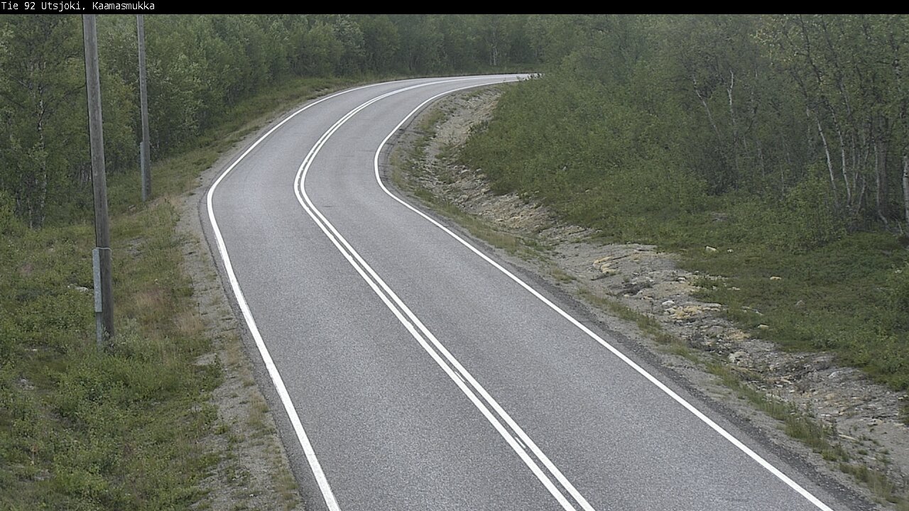 Weather Camera Image Road 92 Utsjoki, Kaamasmukka, Utsjoki, Lappi
