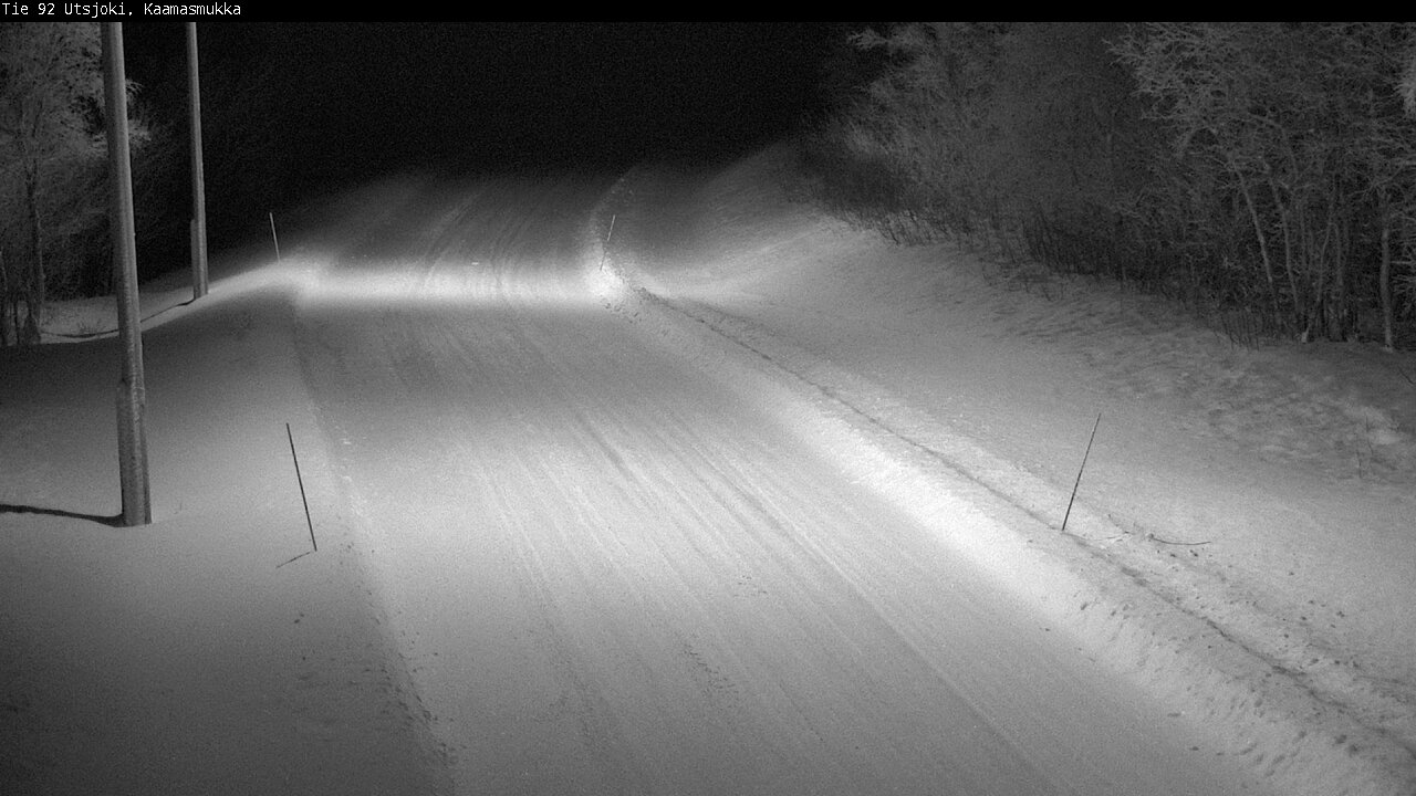 Weather Camera Image Väg 92 Utsjoki, Kaamasmukka, Utsjoki, Lappi