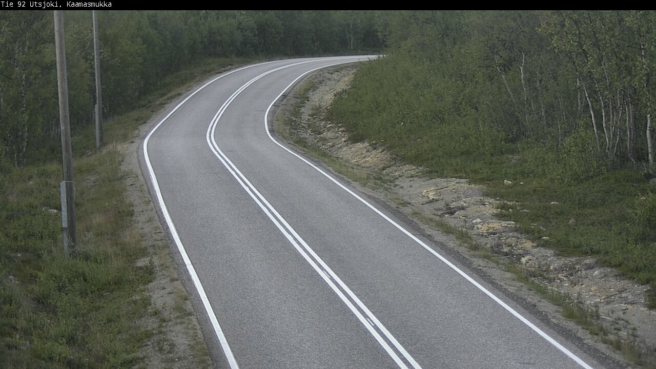 Kelikamerat Kuva Tie 92 Utsjoki, Kaamasmukka, Utsjoki, Lappi