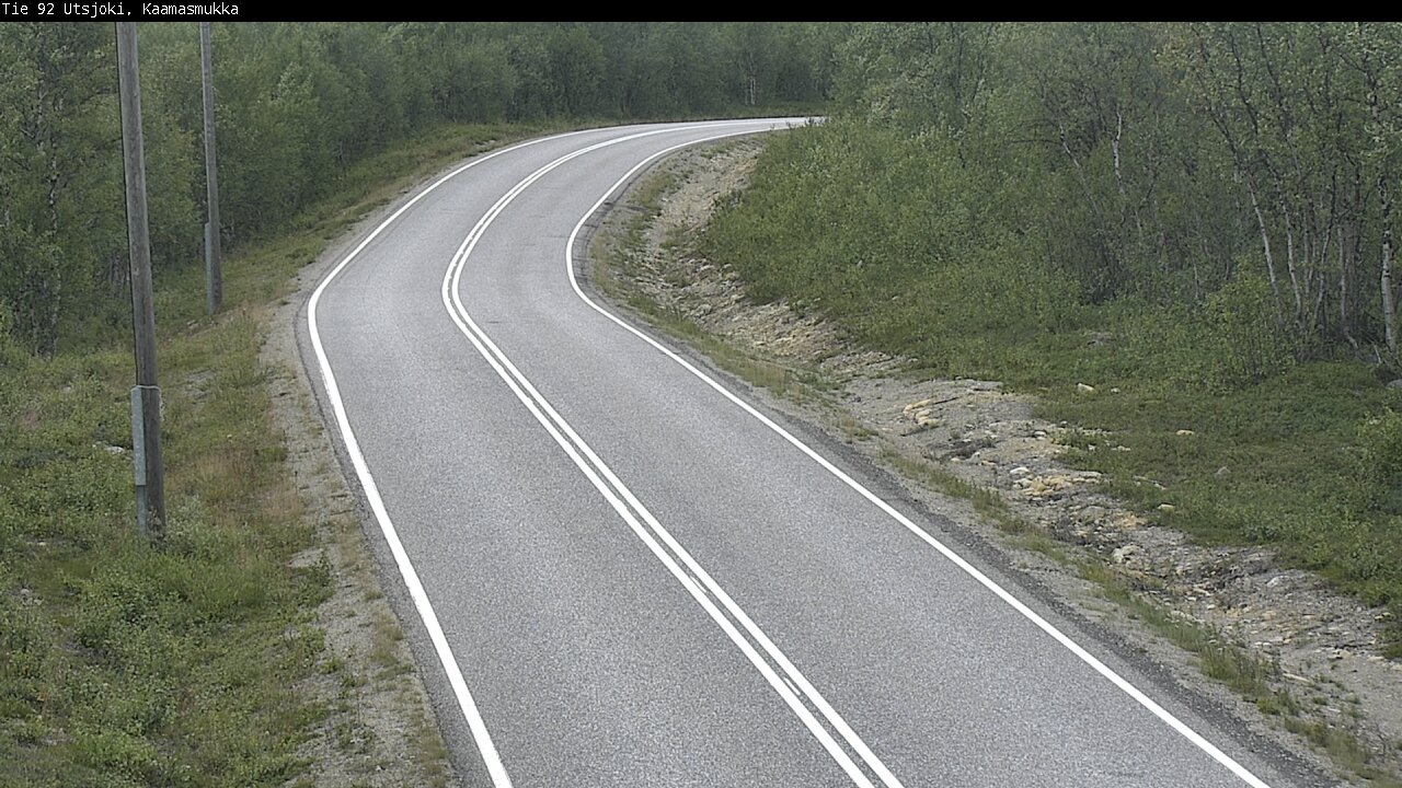 Kelikamerat Kuva Tie 92 Utsjoki, Kaamasmukka, Utsjoki, Lappi