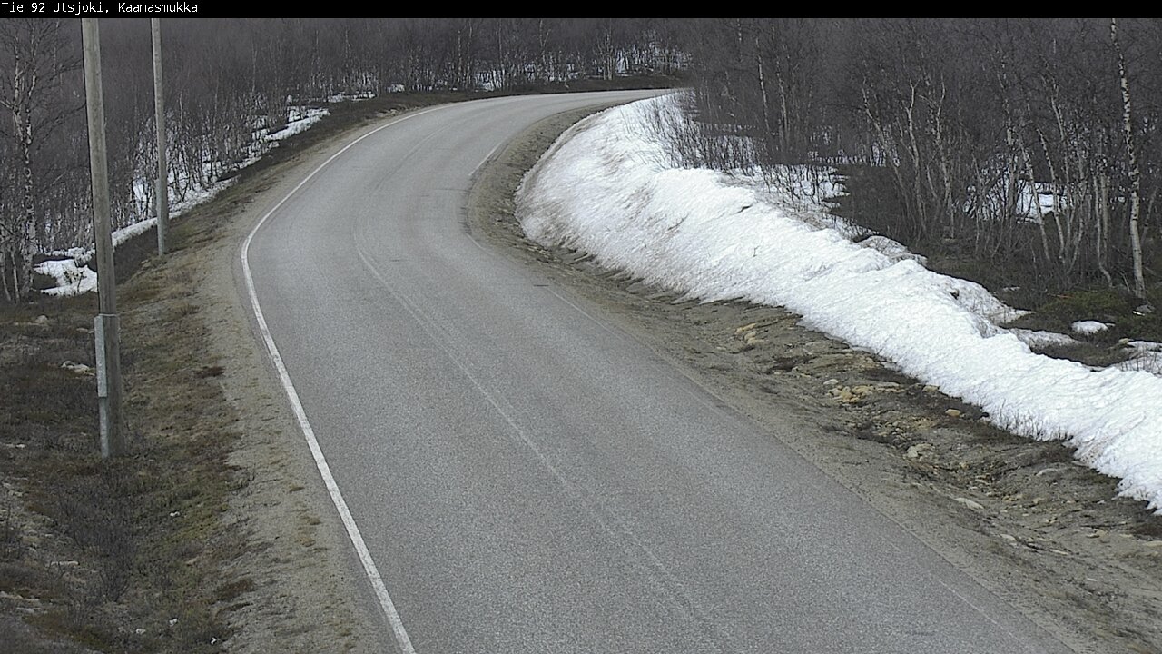 Weather Camera Image Väg 92 Utsjoki, Kaamasmukka, Utsjoki, Lappi