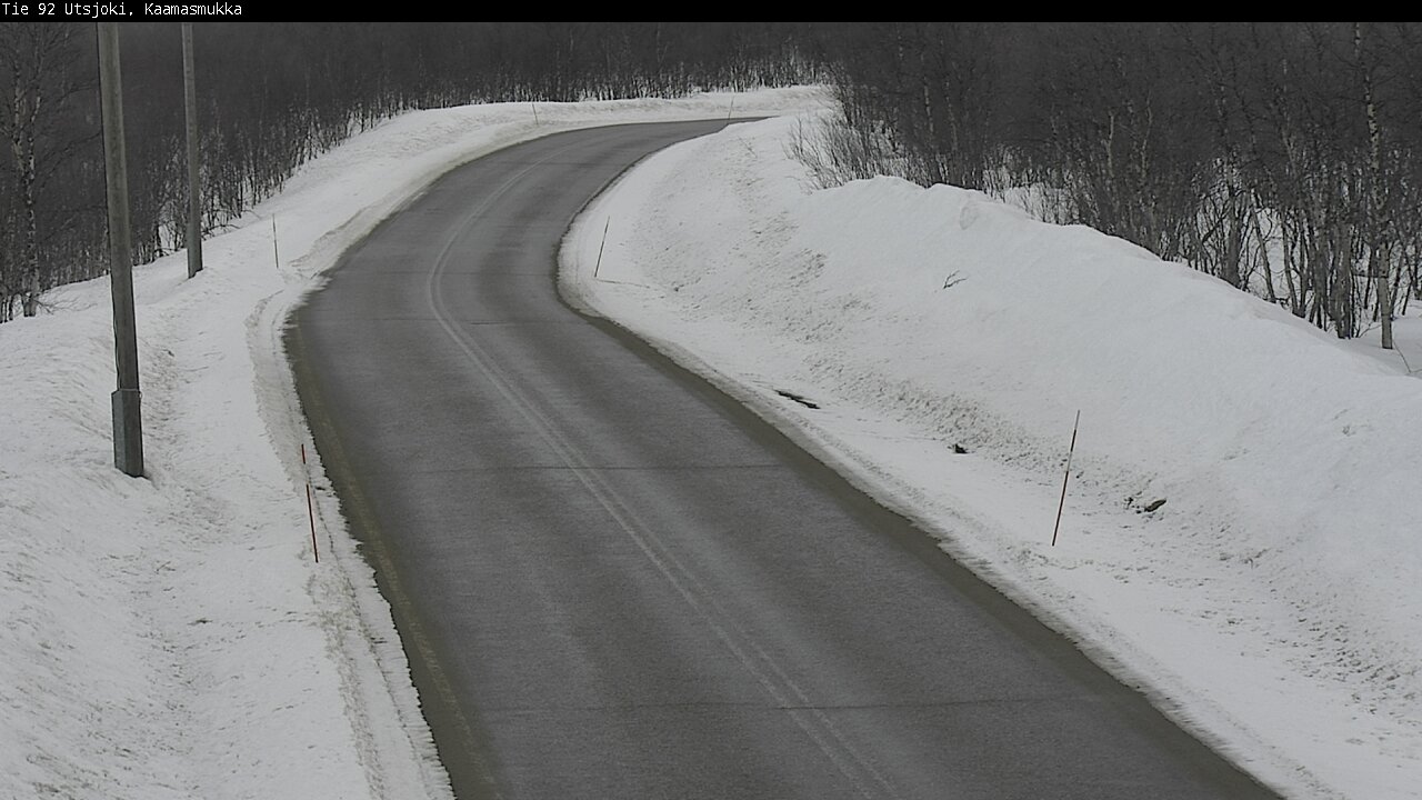 Weather Camera Image Väg 92 Utsjoki, Kaamasmukka, Utsjoki, Lappi