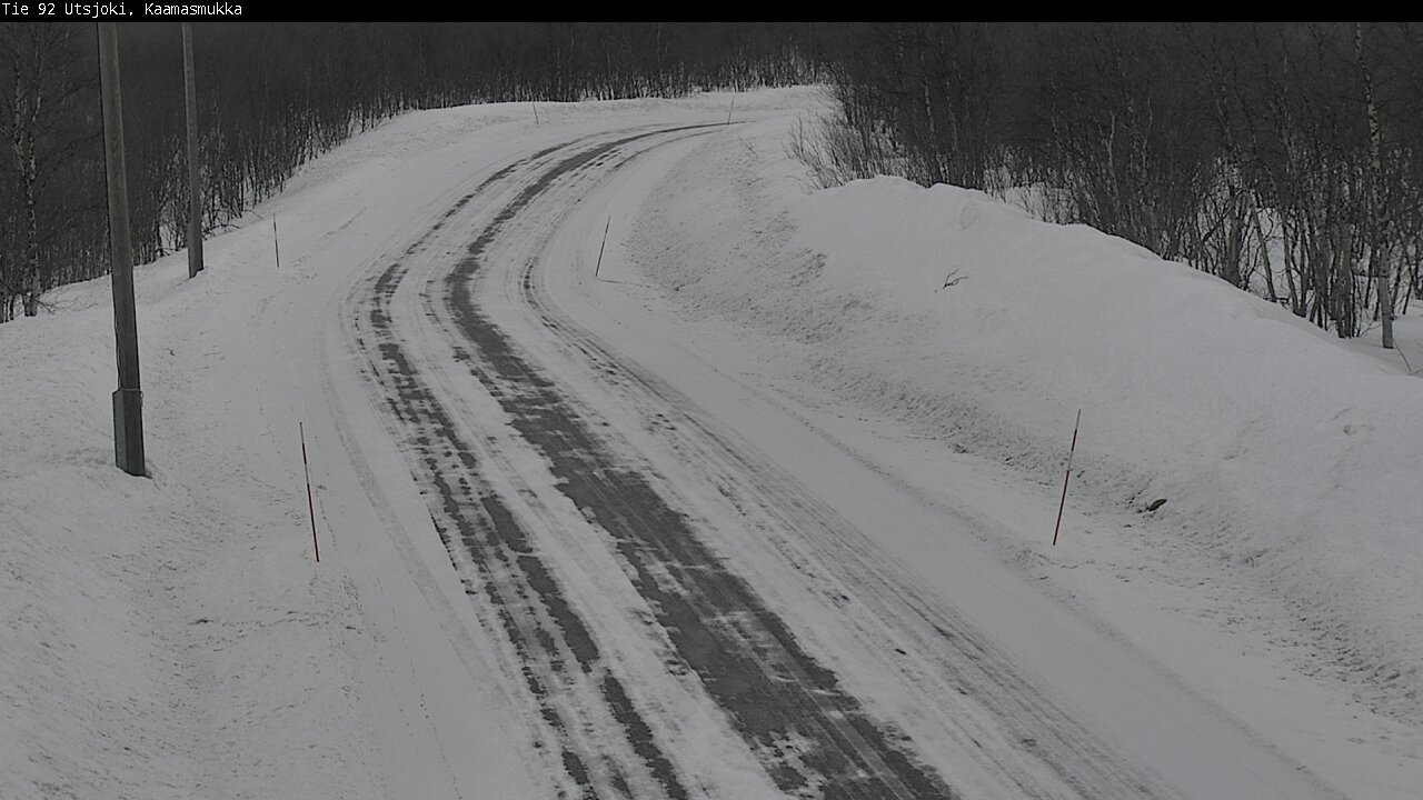 Weather Camera Image Road 92 Utsjoki, Kaamasmukka, Utsjoki, Lappi