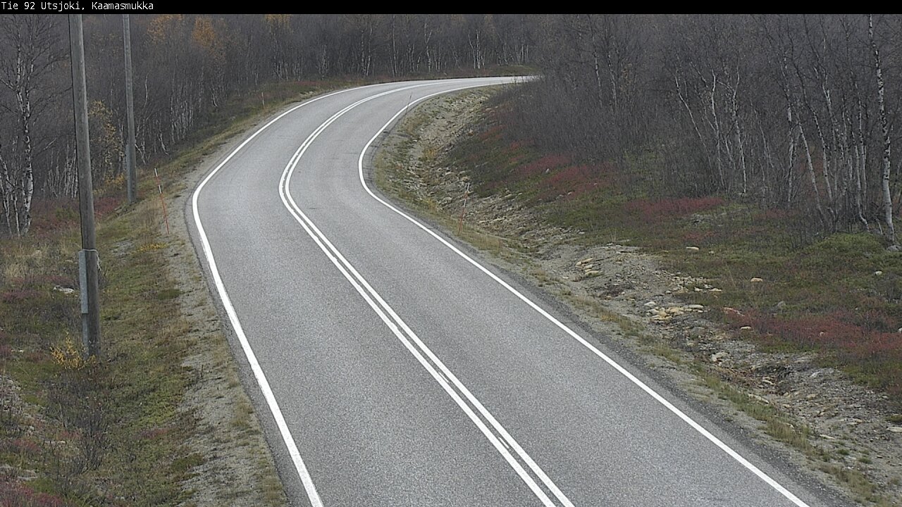 Kelikamerat Kuva Tie 92 Utsjoki, Kaamasmukka, Utsjoki, Lappi