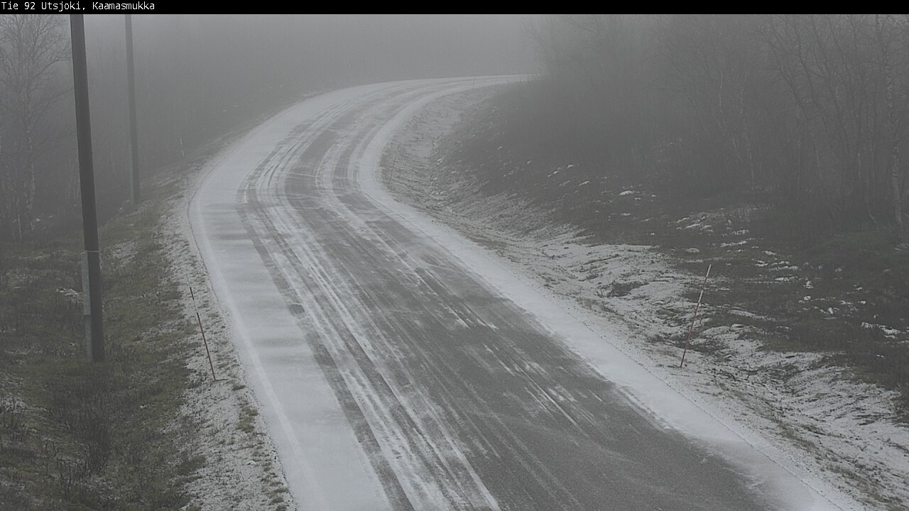 Kelikamerat Kuva Tie 92 Utsjoki, Kaamasmukka, Utsjoki, Lappi