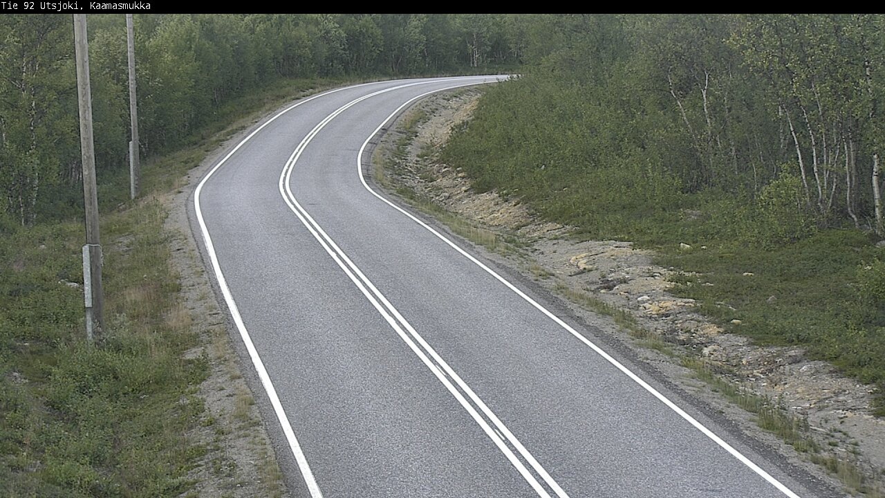 Kelikamerat Kuva Tie 92 Utsjoki, Kaamasmukka, Utsjoki, Lappi