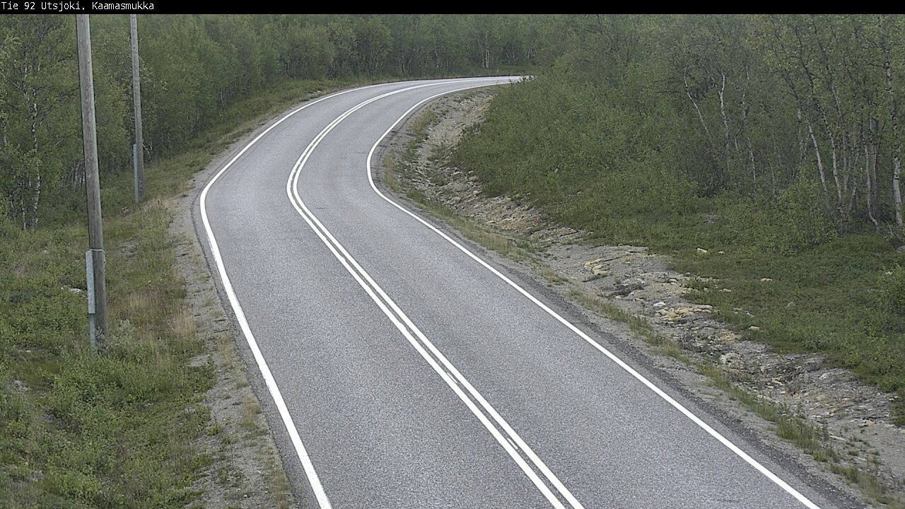 Weather Camera Image Road 92 Utsjoki, Kaamasmukka, Utsjoki, Lappi