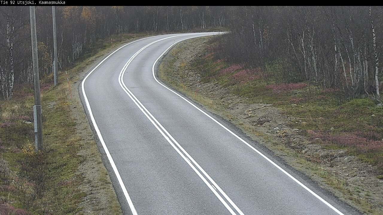 Weather Camera Image Road 92 Utsjoki, Kaamasmukka, Utsjoki, Lappi