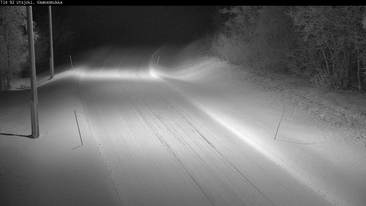 Kelikamerat Kuva Tie 92 Utsjoki, Kaamasmukka, Utsjoki, Lappi