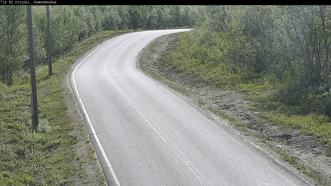 Weather Camera Image Väg 92 Utsjoki, Kaamasmukka, Utsjoki, Lappi