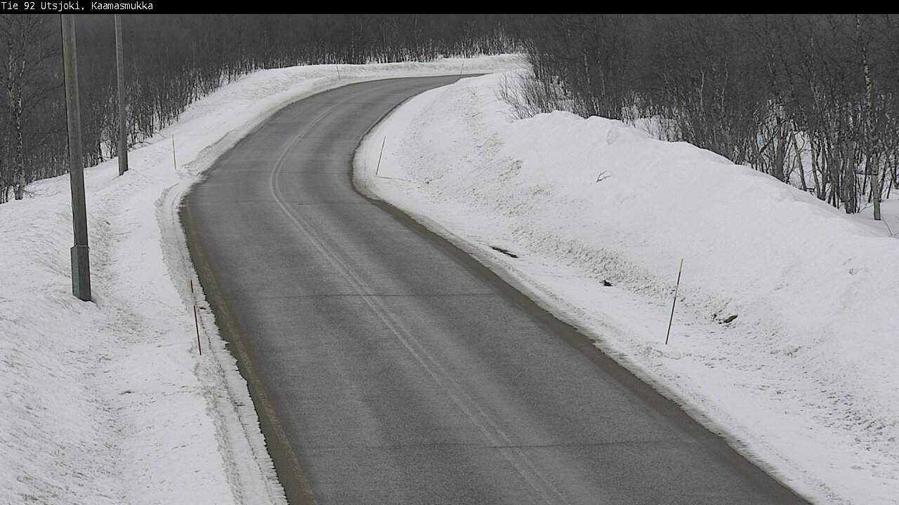 Kelikamerat Kuva Tie 92 Utsjoki, Kaamasmukka, Utsjoki, Lappi