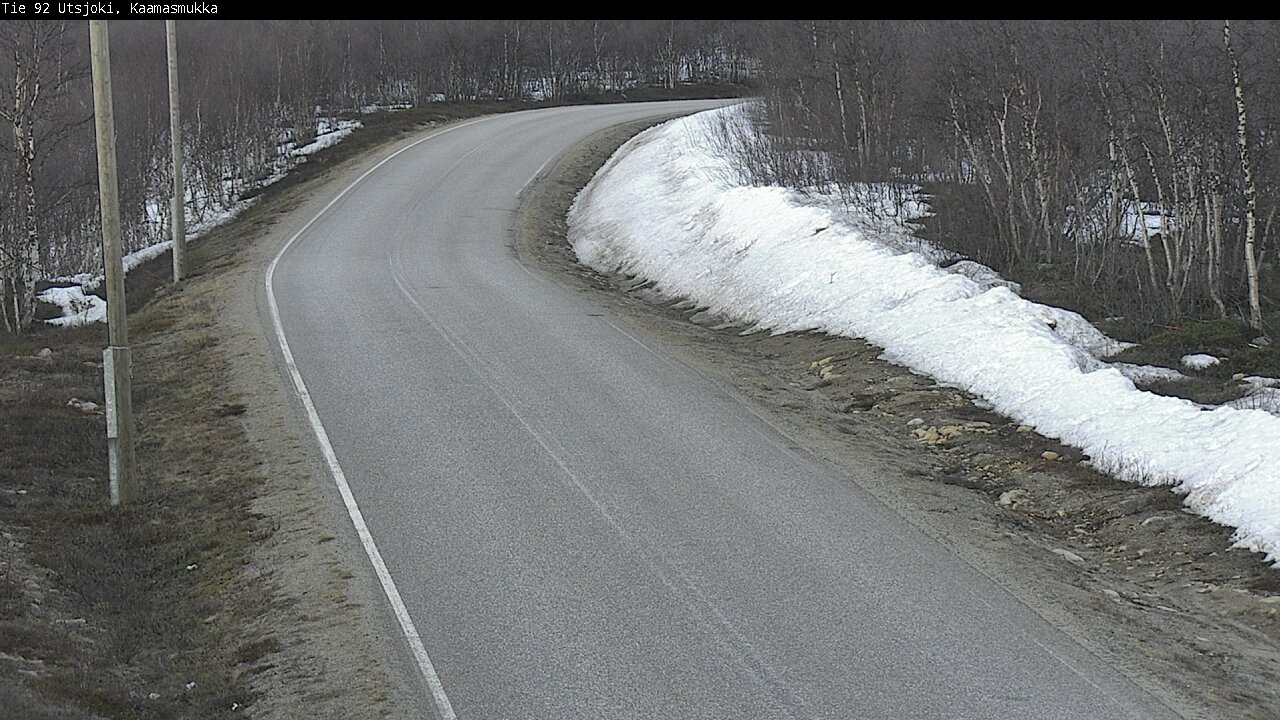 Weather Camera Image Väg 92 Utsjoki, Kaamasmukka, Utsjoki, Lappi
