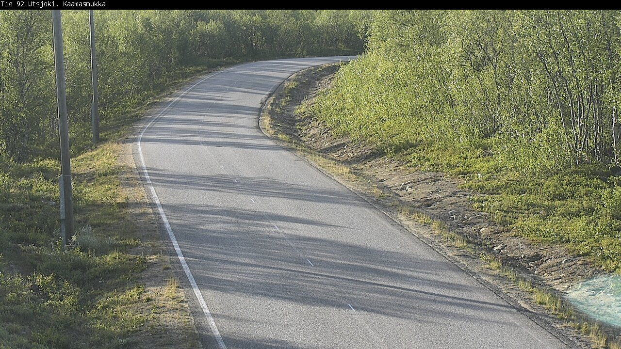 Weather Camera Image Väg 92 Utsjoki, Kaamasmukka, Utsjoki, Lappi