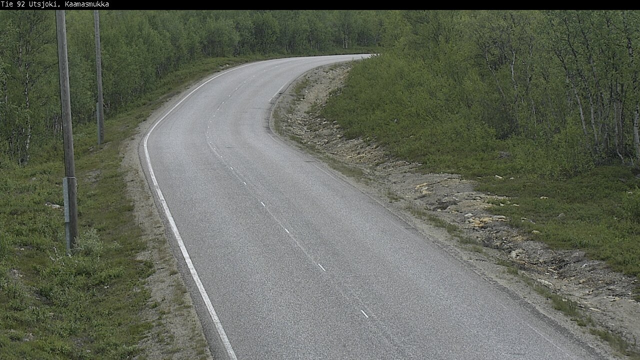 Weather Camera Image Väg 92 Utsjoki, Kaamasmukka, Utsjoki, Lappi