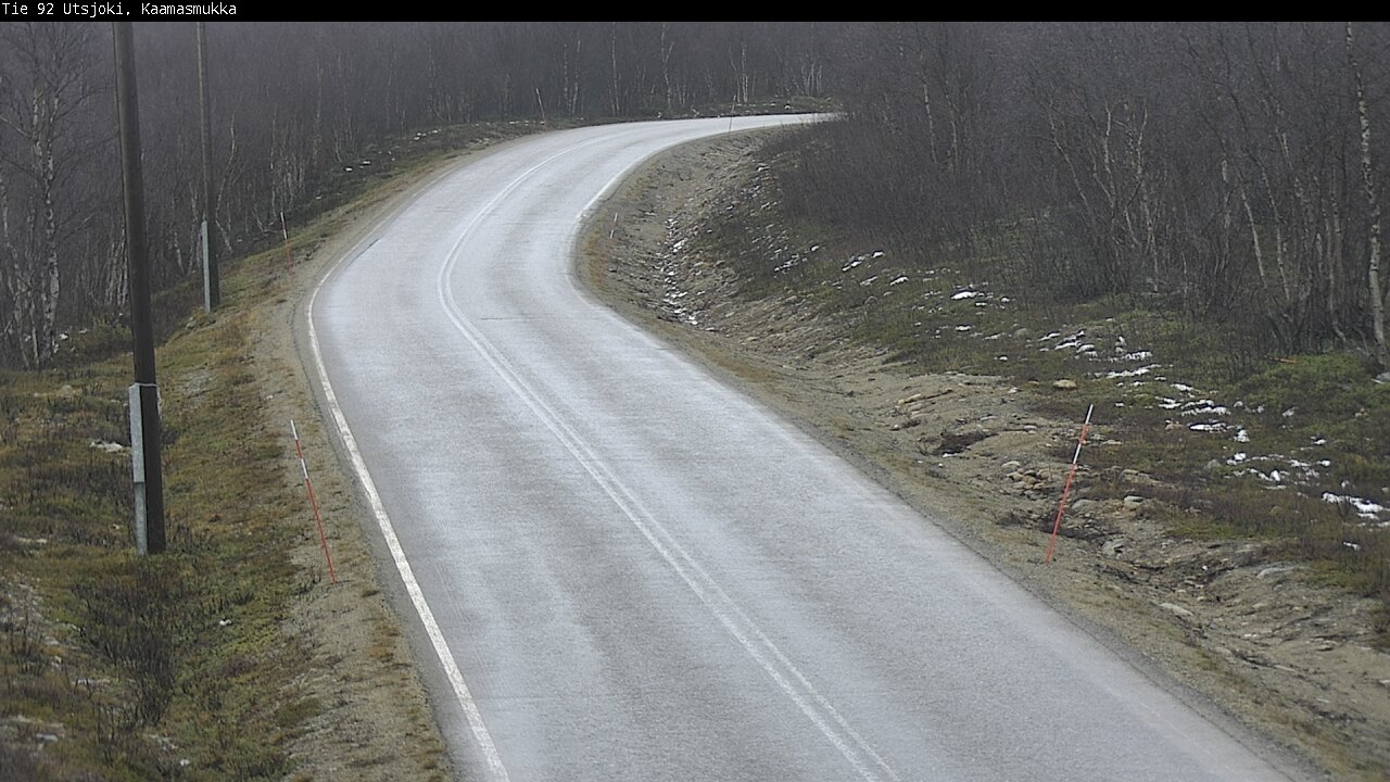 Kelikamerat Kuva Tie 92 Utsjoki, Kaamasmukka, Utsjoki, Lappi