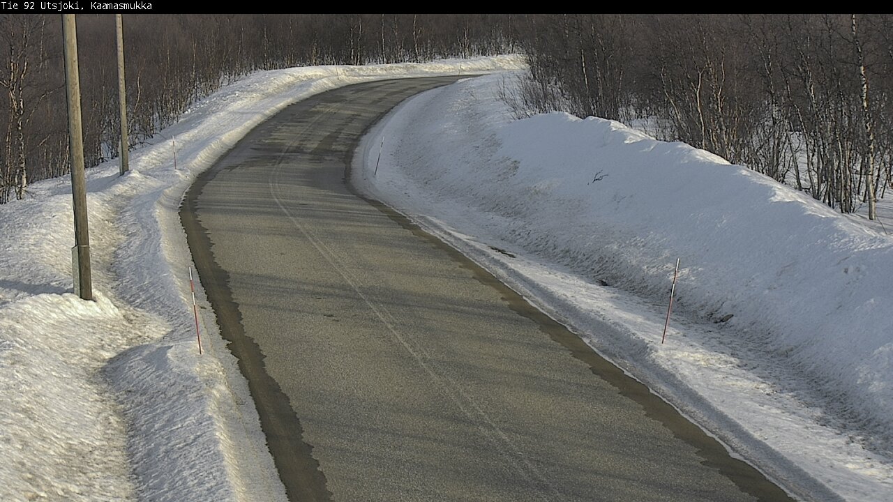 Weather Camera Image Road 92 Utsjoki, Kaamasmukka, Utsjoki, Lappi