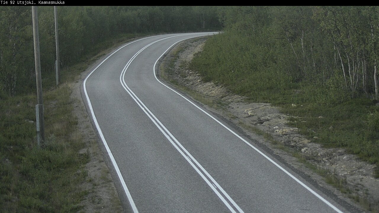 Kelikamerat Kuva Tie 92 Utsjoki, Kaamasmukka, Utsjoki, Lappi