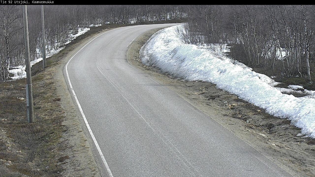Weather Camera Image Väg 92 Utsjoki, Kaamasmukka, Utsjoki, Lappi