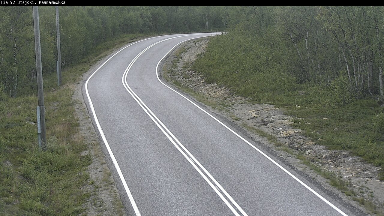 Weather Camera Image Road 92 Utsjoki, Kaamasmukka, Utsjoki, Lappi