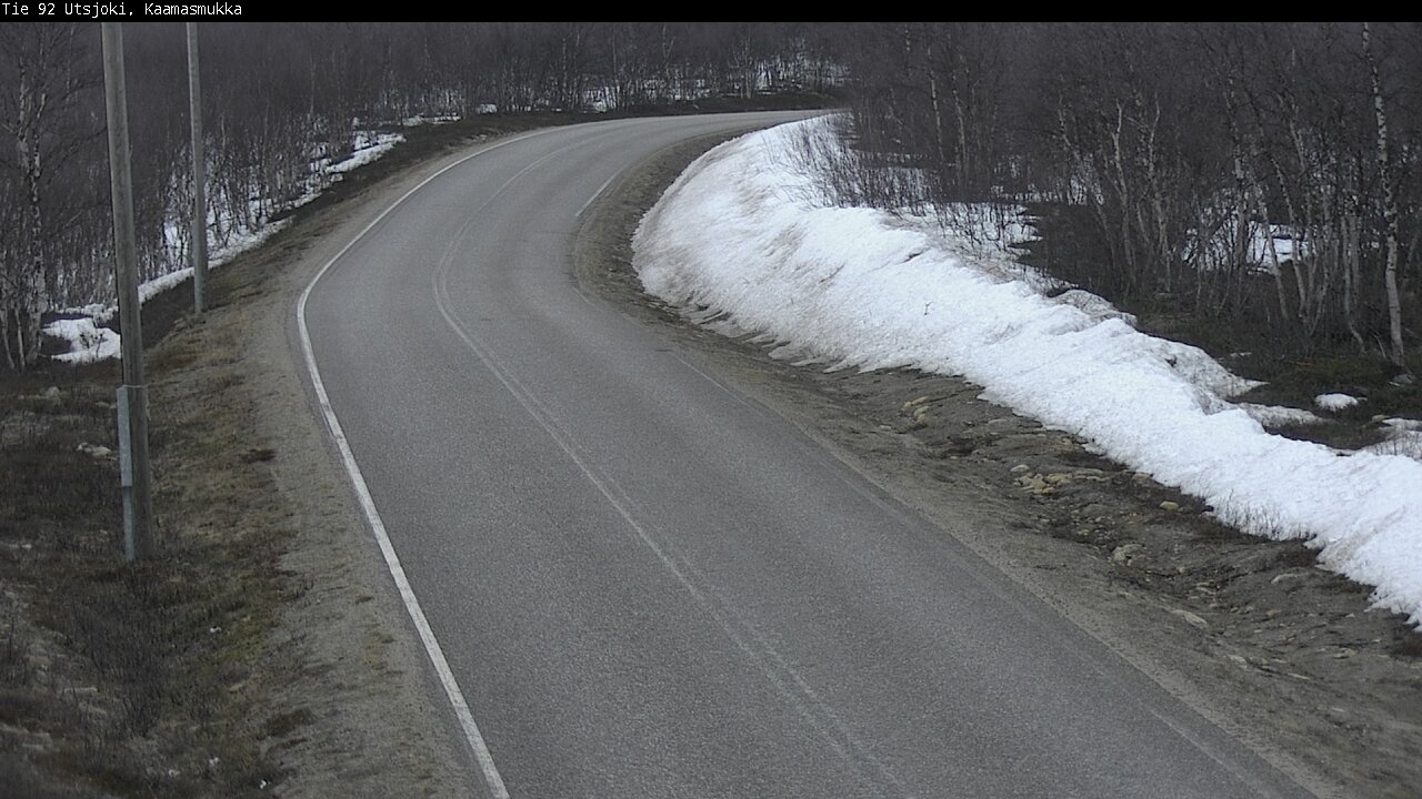 Weather Camera Image Road 92 Utsjoki, Kaamasmukka, Utsjoki, Lappi