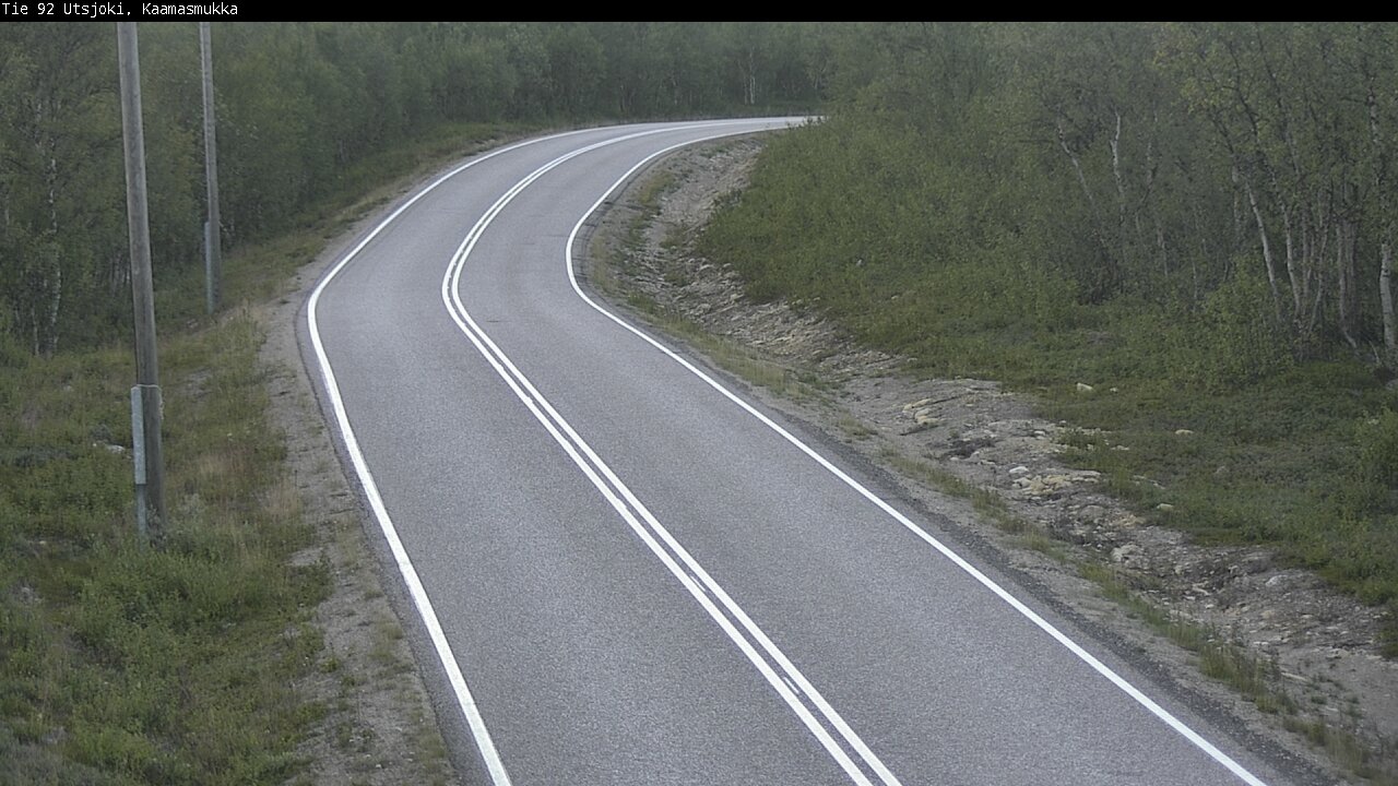 Kelikamerat Kuva Tie 92 Utsjoki, Kaamasmukka, Utsjoki, Lappi
