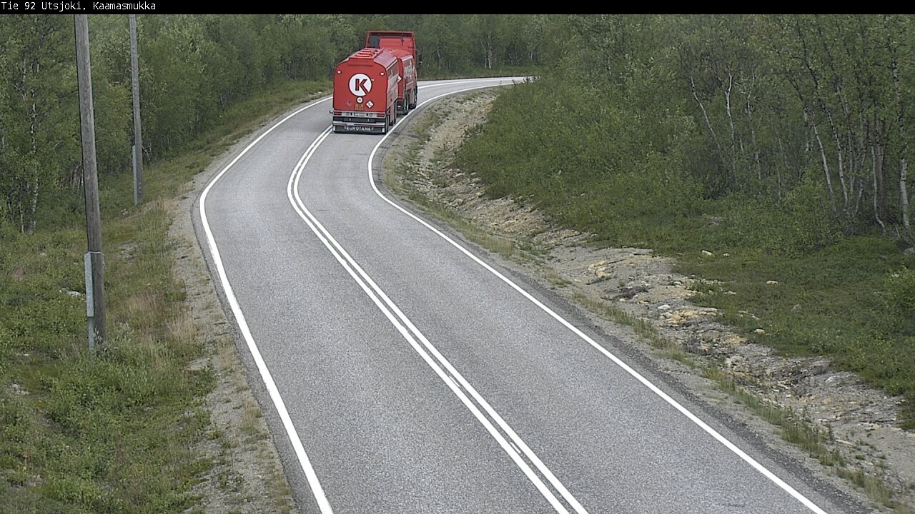 Kelikamerat Kuva Tie 92 Utsjoki, Kaamasmukka, Utsjoki, Lappi