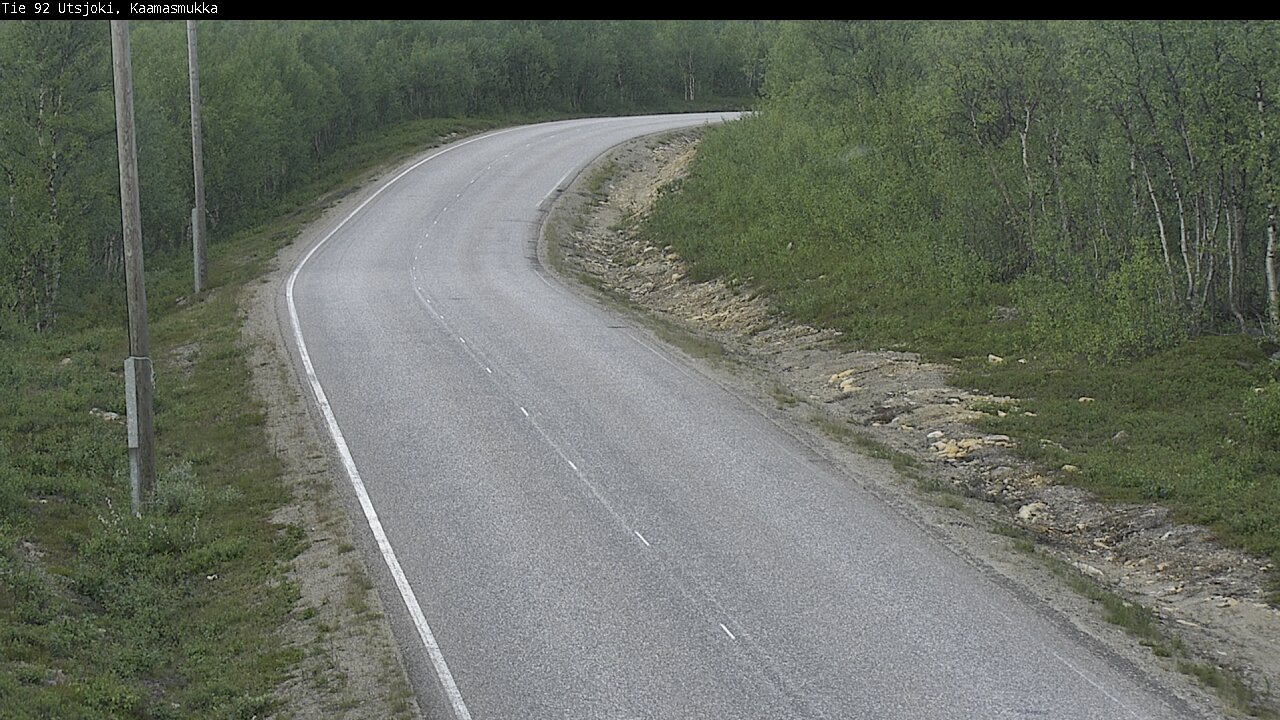 Kelikamerat Kuva Tie 92 Utsjoki, Kaamasmukka, Utsjoki, Lappi