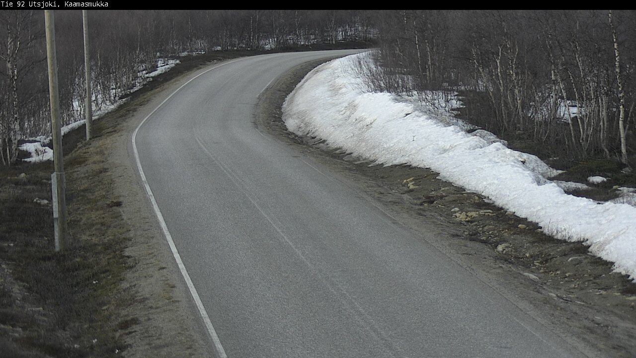 Weather Camera Image Väg 92 Utsjoki, Kaamasmukka, Utsjoki, Lappi