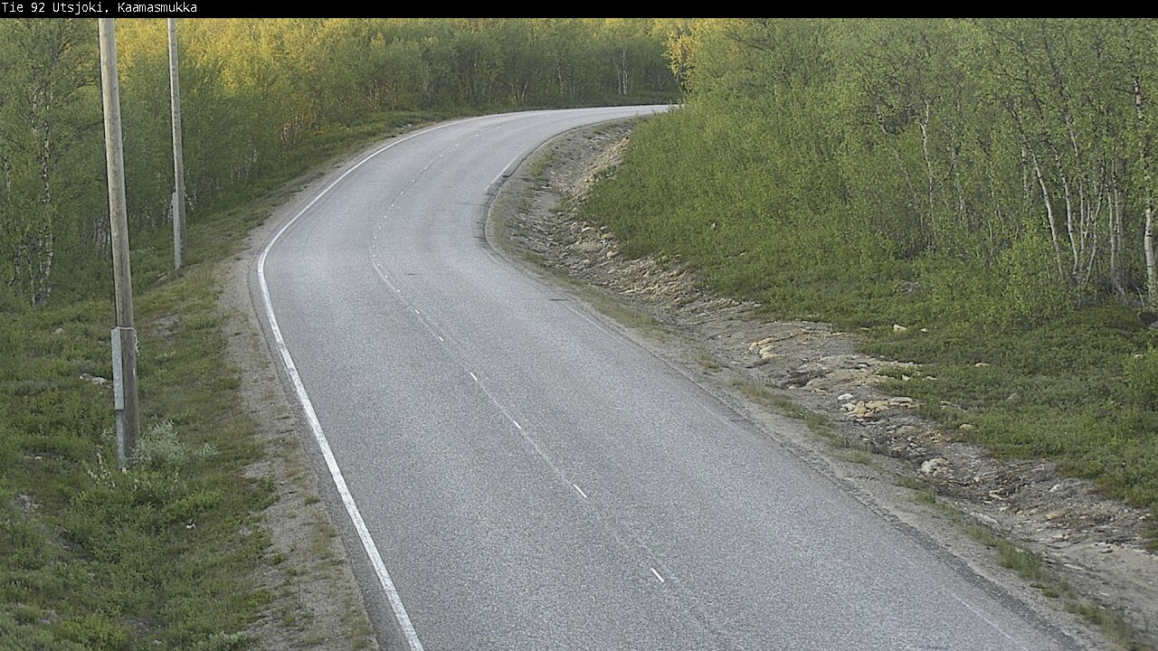 Weather Camera Image Väg 92 Utsjoki, Kaamasmukka, Utsjoki, Lappi