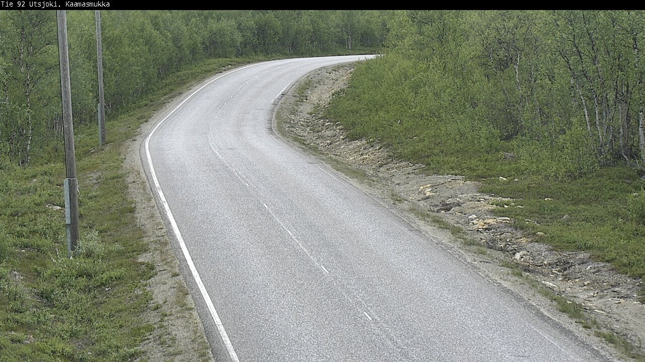 Weather Camera Image Väg 92 Utsjoki, Kaamasmukka, Utsjoki, Lappi
