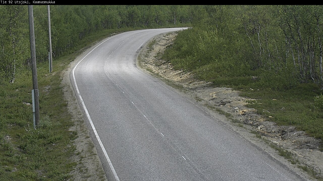 Weather Camera Image Väg 92 Utsjoki, Kaamasmukka, Utsjoki, Lappi
