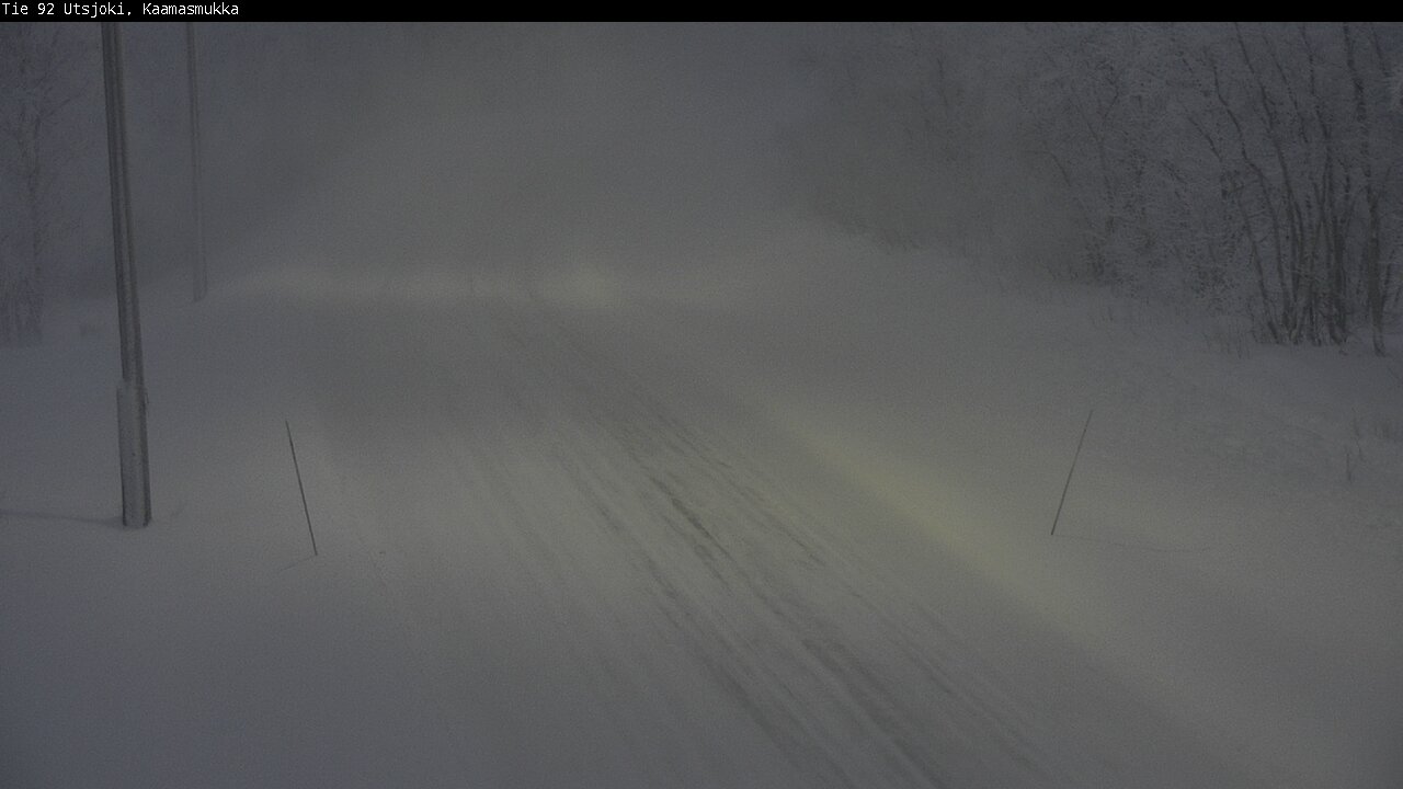 Kelikamerat Kuva Tie 92 Utsjoki, Kaamasmukka, Utsjoki, Lappi