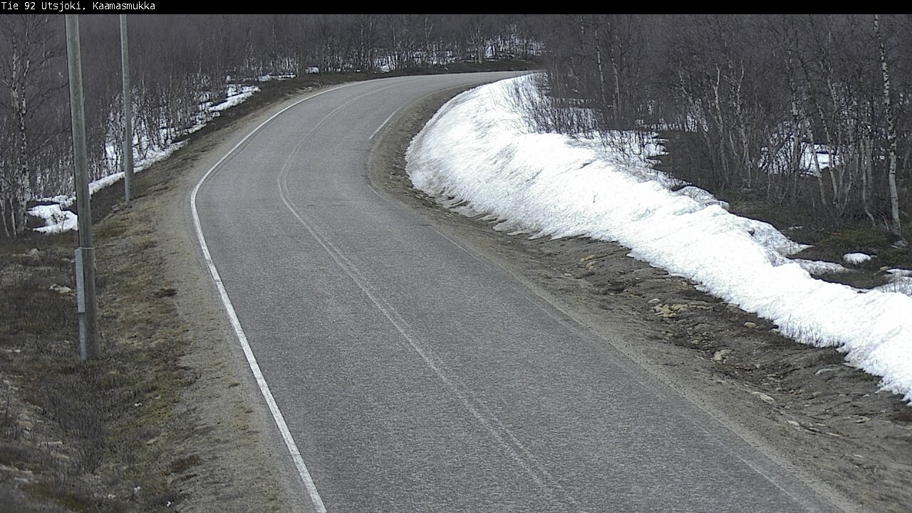 Weather Camera Image Road 92 Utsjoki, Kaamasmukka, Utsjoki, Lappi