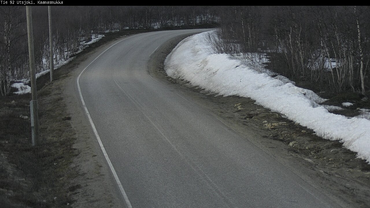 Weather Camera Image Väg 92 Utsjoki, Kaamasmukka, Utsjoki, Lappi