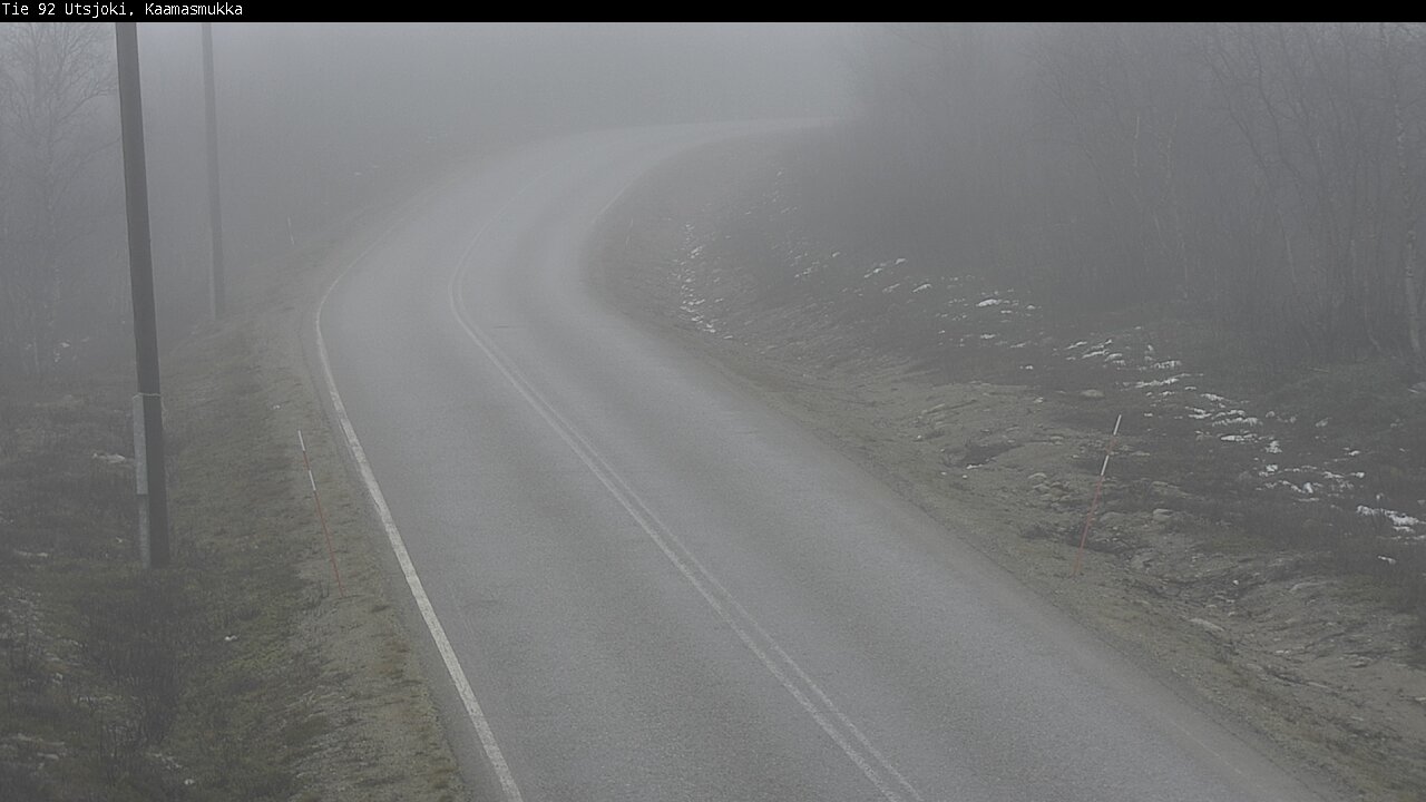Kelikamerat Kuva Tie 92 Utsjoki, Kaamasmukka, Utsjoki, Lappi