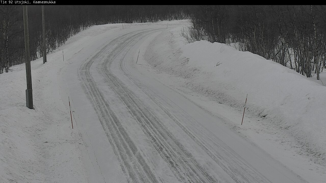 Weather Camera Image Road 92 Utsjoki, Kaamasmukka, Utsjoki, Lappi