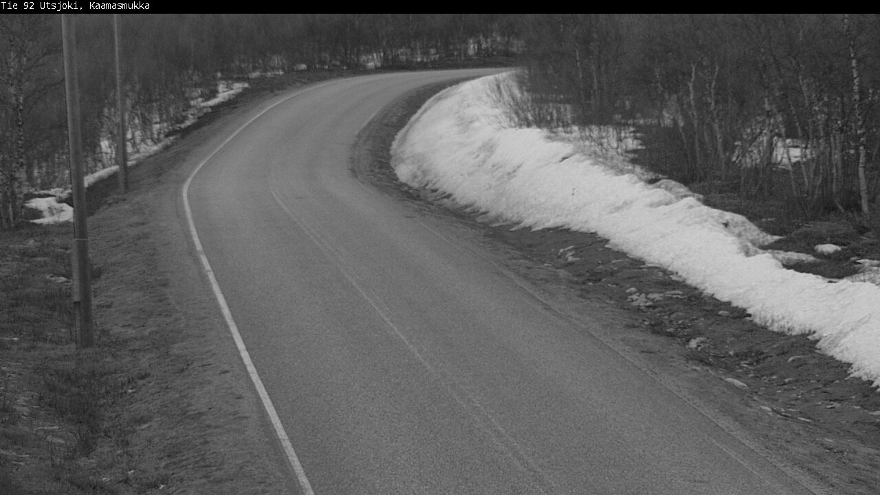 Weather Camera Image Road 92 Utsjoki, Kaamasmukka, Utsjoki, Lappi