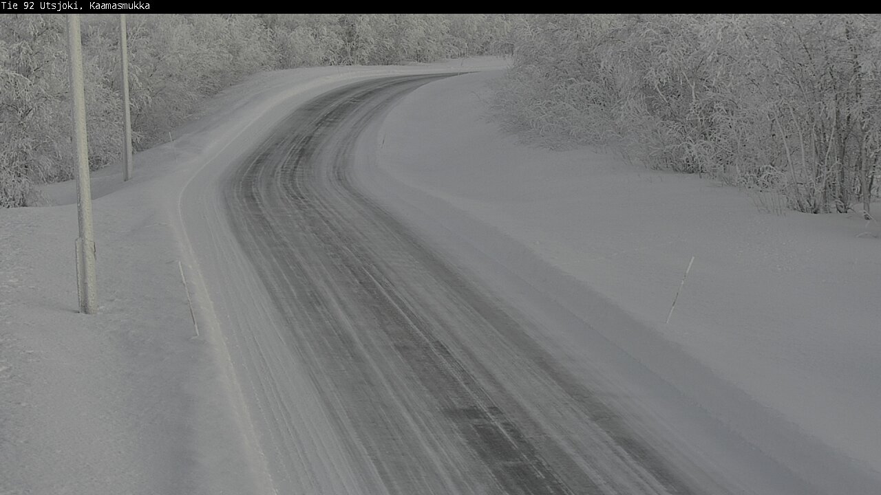 Kelikamerat Kuva Tie 92 Utsjoki, Kaamasmukka, Utsjoki, Lappi