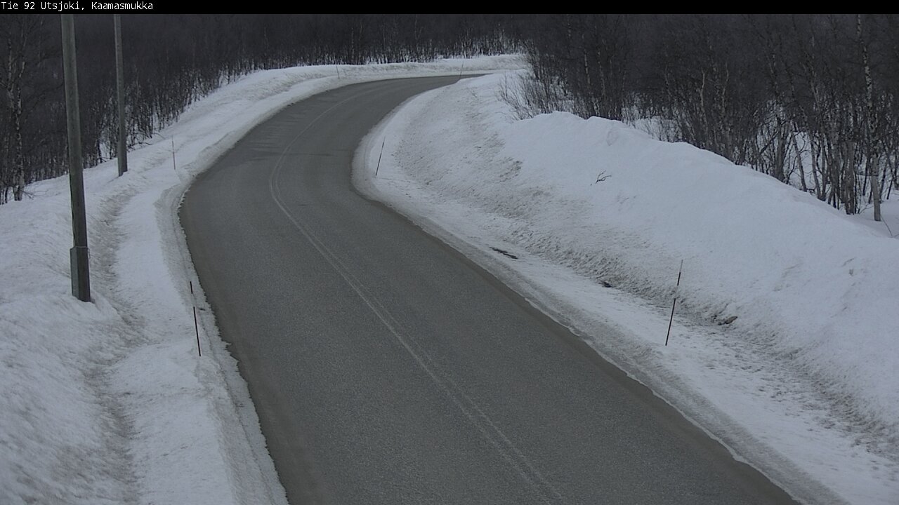 Weather Camera Image Road 92 Utsjoki, Kaamasmukka, Utsjoki, Lappi