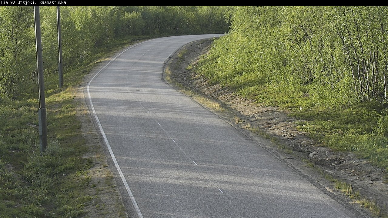 Kelikamerat Kuva Tie 92 Utsjoki, Kaamasmukka, Utsjoki, Lappi
