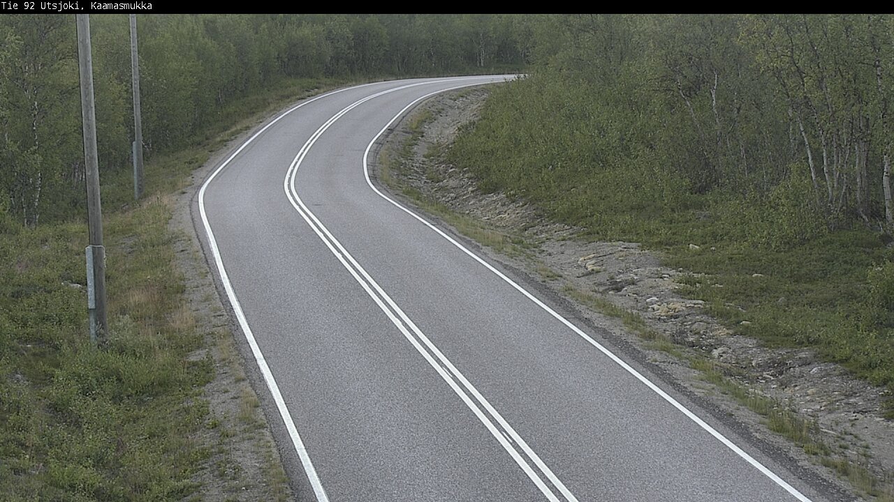 Weather Camera Image Road 92 Utsjoki, Kaamasmukka, Utsjoki, Lappi