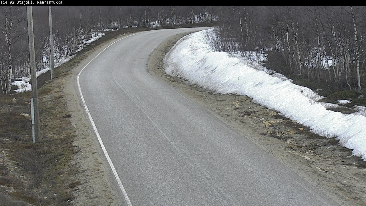 Weather Camera Image Väg 92 Utsjoki, Kaamasmukka, Utsjoki, Lappi