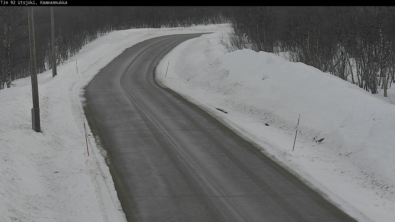 Weather Camera Image Väg 92 Utsjoki, Kaamasmukka, Utsjoki, Lappi
