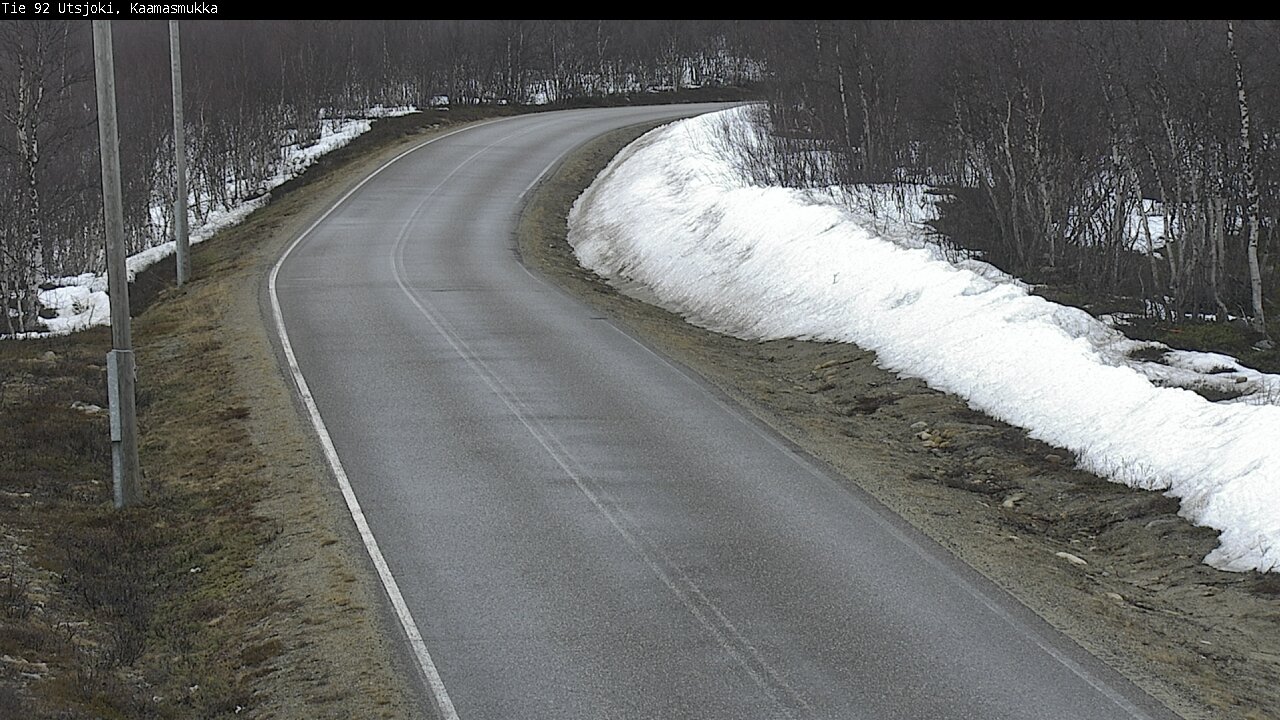 Weather Camera Image Väg 92 Utsjoki, Kaamasmukka, Utsjoki, Lappi